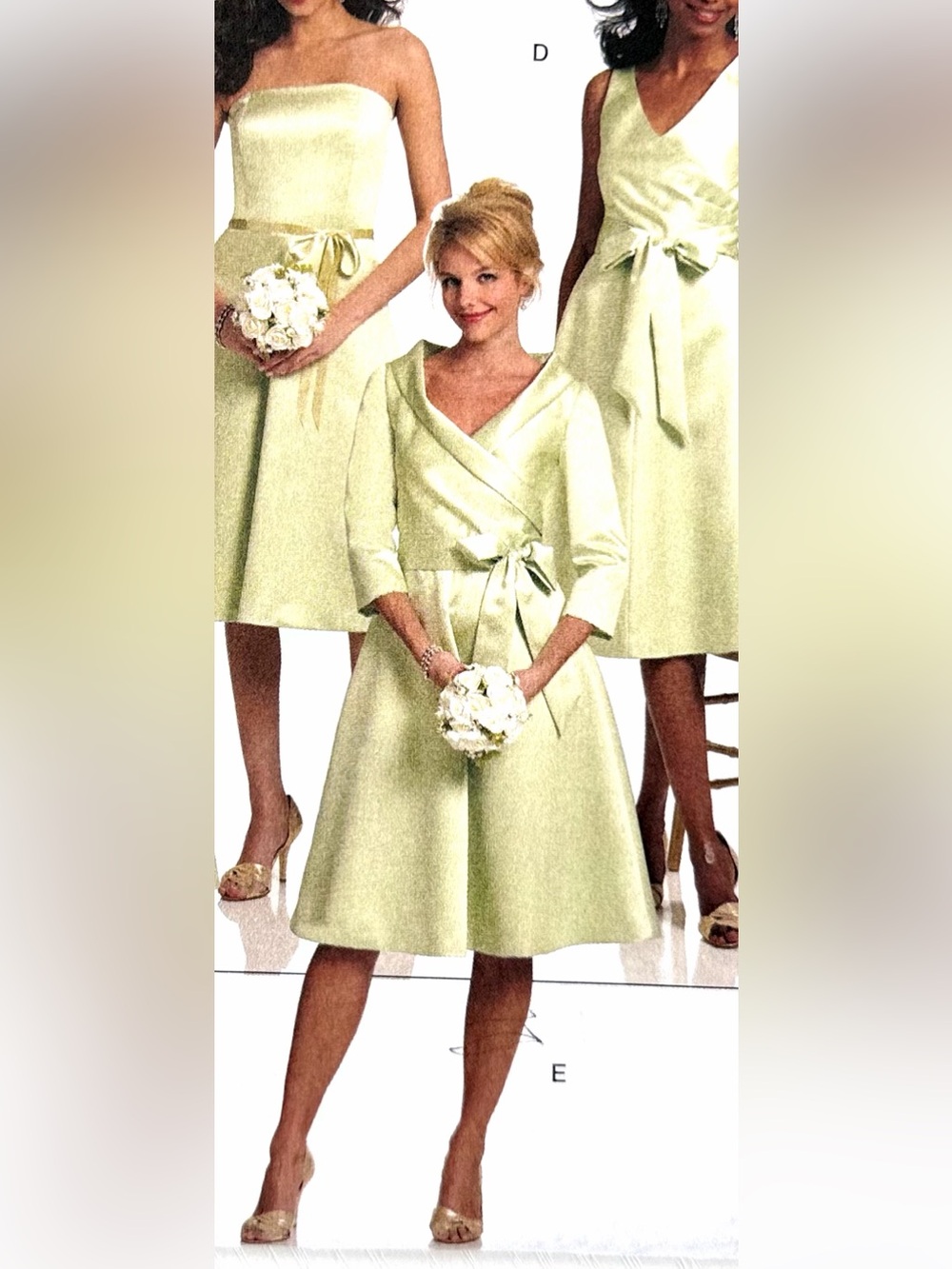 Uncut Butterick Fit n flair Dress neckline & sleeve variations Pattern sz 8-14 - Picture 10 of 16